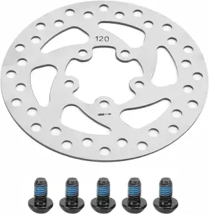 120mm Bremsscheibe für E Scooter Bremsscheibe mit 5 Schrauben kompatibel für Xia