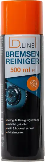 D.LINE Bremsenreiniger 500ml Spraydose (1x 500 ml)