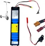 36V Scooter Akku 7.8AH 8.7AH 9AH 10.5AH Lithium Batterie Scooter Batterie 10S3P Lithium-Ionen-Akku mit 20A BMS Für 250W 350W 500W M365 Elektroroller