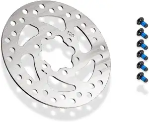 Bremsscheibe aus Edelstahl mit 6 Löchern Scheibenbremse Stück Rotor 120 mm für K
