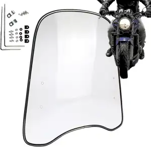 46x42.5cm Roller Windschutzscheibe, Motorrad Windschutzscheibe, Universelle Moto