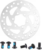 scooter bremsscheibe 120, Bike Disc Bremsscheiben, Mountainbike Edelstahl Bremsscheibe Elektroroller-Scheibenbremsscheibe Fahrrad Bremsbelag Bremeil(120mm)