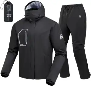 RIDEIRON Motorrad Regenkombi Herren 2-Teiler – Wasserdichte Motorrad Regenbeklei