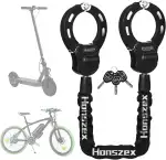 E Scooter Schloss, Handschellenschloss, E Roller Schloss Hohe Sicherheit, 36.22inch Escooter Schl...