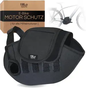 HiLo sports E-Bike Motor Schutzhülle - [Für alle Mittelmotoren] - Passend für Bo