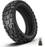 10x2.75-6.5 Tubeles Reifen Offroad, Hochbelastbar 10x2,75-6,5 Reifen Schlauchlos mit Ventil,10 Zoll All Terrain E Scooter Ersatzreifen mit Hohe Pannensicherheit, Grip & Langlebigkeit, 1 Stück