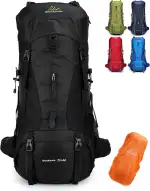 70L Rucksack Campingrucksack Trekkingrucksack Wanderrucksack Reiserucksack (mit Regenschutz)