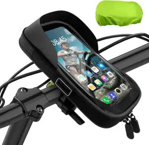 CNMTCCO Handyhalterung Fahrrad Wasserdicht Handyhalter Motorrad mit Regenhaube 3