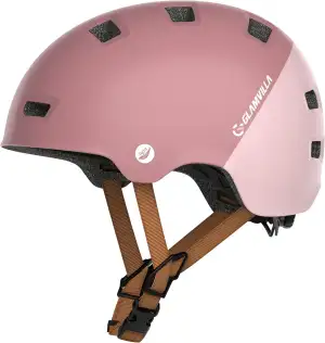 Skaterhelm Fahrradhelm Ultraleicht Stadthelm für Kinder/Damen/Herren,Verstellbar Unisex Schutzhel...