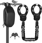E Scooter Schloss, Handschellenschloss mit Schlüssel, Schloss für E Scooter, Fahrradschloss Ebike Hohe Sicherheit, Gummi-Lock-Hülse gegen Kratzer, mit Tragbaren Wasserdicht Aufhängetasche