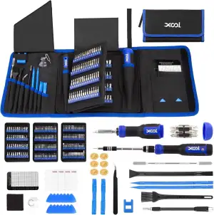 XOOL 200 in 1 Feinmechaniker Schraubendreher Set, Magnetischer Mini Feinmechanik