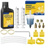 Entlüftungsset mit 150 ML Mineralbremsflüssigkeit Fahrrad für Magura, Scheibenbremsen Hydraulische Entlüftung Kit