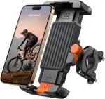 Lamicall Handyhalterung Fahrrad Lenker, Handyhalter Motorrad - [1s Schnellverschluss] Universal Handy Fahrradhalterung für Rennrad MTB Scooter, Handy Halterung FahrradLenker für 6-7 Zoll Smartphone
