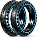 2 Stück E-Scooter Vollgummireifen 50/75-6.1 (8 1/2 x2) Tubeless, Kompatibel mit Soflow SO4/SO3, X...