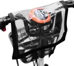 Abdeckung für Elektromobil-Scooter/Pinnenabdeckung/Konsolenabdeckung, wasserdicht, einfache Befestigung, Regenschutz, Schwarz