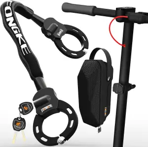 E Scooter Schloss | 8mm Dicke Kettenschloss | Handschellenschloss | Fahrradschlo