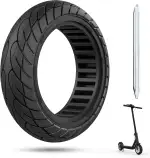 OUXI 10×2,5 Zoll Ersatz-Vollgummireifen 60/70-6.5 Für Ninebot G30 Max /G30D mit 1 Montagewerkzeug...