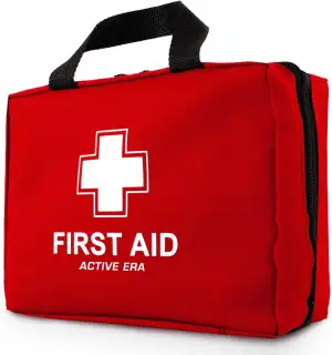 Active Era Erste Hilfe Set, 90-teilige Premium Erste Hilfe Tasche - Verbandskast