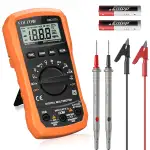 Digital Multimeter mit automatischer Bereichswahl, Multifunktionstester, der AC/DC Voltage, AC/DC...
