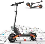 TODIMART E Scooter mit Straßenzulassung D-Serie, 60 km Reichweite, 500W Motor