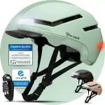 MIVELO Fahrradhelm Damen Herren Erwachsene mit Licht inkl. Helmschloss, NTA Zertifiziert bis 45km/h, Helm geeignet für E-Bike & S-Pedelec, Radhelm Ultraleicht & sicher, Unisex