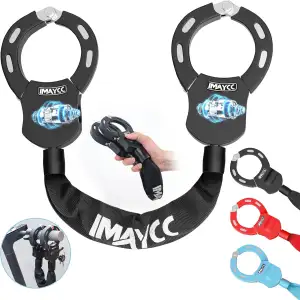 IMAYCC Neue E Scooter Schloss 8MM, Handschellenschloss mit Schlüssel, Schloss fü
