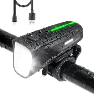 LED Fahrradlicht Vorne 100 LUX, Fahrradbeleuchtung stvzo zugelassen, Fahrradlamp
