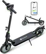 isinwheel E Scooter mit Straßenzulassung S9Pro S9MAX S10Plus, 8,5/10 Zoll bis 30/40/60KM Reichweit, Komfortable Stoßdämpfung, Duales Bremssystem, Elektroscooter für Erwachsene Pendeln