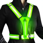 Topward Warnweste Sicherheitsweste für Fahrrad Auto Laufweste Joggen, High-Vis reflektierende War...