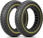 10x2 E Scooter Reifen Vollgummi Offroad, Vollgummireifen 10x2 mit Abriebfeste & Pannensichere, Wa...