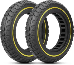10x2 E Scooter Reifen Vollgummi Offroad, Vollgummireifen 10x2 mit Abriebfeste & 