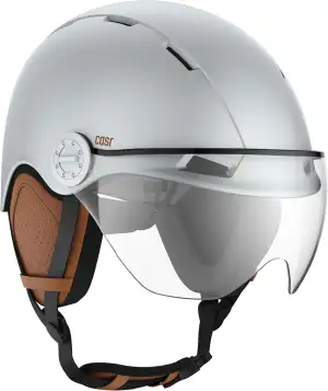 CASR Style – Urbaner Lifestyle-Helm für Fahrrad & E-Scooter – Transparentes Visi