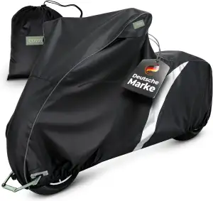 Motorrad Abdeckplane wasserdicht [reiß- und Winterfest] Motorradabdeckung | Abde