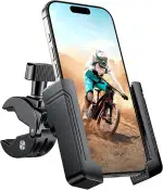 Miracase Handyhalterung Fahrrad [2026] Universal Handy Halterung Motorrad Lenker für Scooter Ebike Roller Rennrad,360° Lenker Klemme fit iPhone Samsung Smartphone, Verbessertes