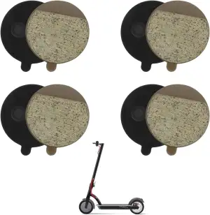 4 Paar Scooter Bremsbeläge für KUGOO M4 / M4 Pro, Soflow SO4 Pro Gen2, Xiaomi E-
