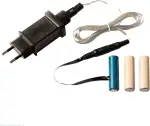 Hellum Batterie Adapter 3X AA, Ersatz für 3X AA Batterien mit 1,8m transparentes Kabel,4,5V Netzteil Adapter Dummy,für Deko batteriebetrieb 578324