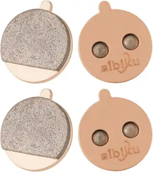aibiku 2 Paare Sinter Bremsbeläge für KUGOO M4 / M4 Pro Scooter, für Soflow SO4 