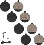 4 Paar Bremsbeläge für E-Scooter,E Scooter Bremsbeläge,Halbmetall Scheibenbremse Beläge Kompatibel mit Soflow SO4 Pro/Mytier,KUGOO M4/M4 Pro,Doc Green EKS 77,Mega Motion und Be Cool Elektroroller