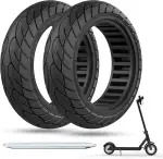 OUXI 10x2,125 Scooter-Reifen, 10 Zoll Vollgummireifen, schlauchlos, vorne oder hinten, Ersatz 10x2,125 Vollgummireifen für Elektroroller für Gotrax G4 Xr V2, Ninebot F25, F65, Hiboy S2 Pro