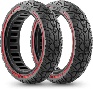 8.5x2 Reifen Vollgummi Offroad, E Scooter Reifen 8 1/2 x2 Vollgummi mit Pannensichere, Wartungsfr...