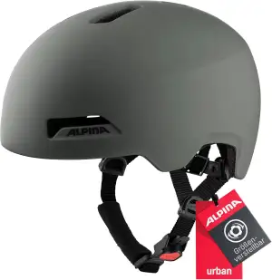 Alpina HAARLEM - Robuster, sicherer und Individuell Anpassbarer & Leichter Urban Fahrradhelm Für ...