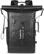 Inateck RollTop Rucksack Herren 30-35L Wasserdichter Multifunktionaler Organizer mit Abnehmbarem ...
