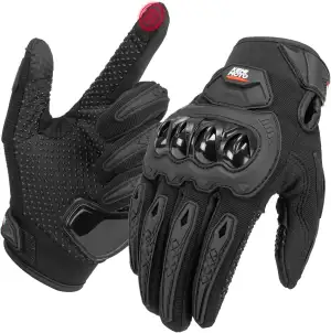 KEMIMOTO Motorrad Handschuhe Herr, Motorradhandschuhe Sommer mit Knöchelprotekto