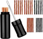 chenyu Tubeless Reparaturset 1 Stücke Fahrradreparaturwerkzeug Gabelbohrer + 35 Klebestreifen Tubeless Flicken Werkzeuge zur Reparatur von Fahrrad- Und Mountainbike-Reifen Fahrradreifen Reparaturset