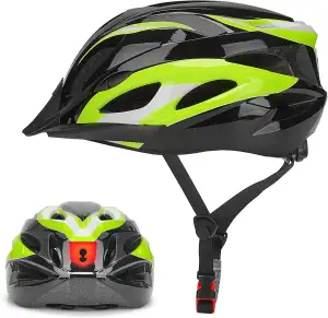 Fahrradhelm Erwachsene mit Licht, Radhelm, Cityhelm Urban Verstellbarer Unisex F