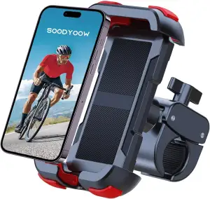 Handyhalterung Fahrrad, Handyhalter Motorrad, E Scooter Handyhalterung, Universa