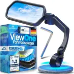 NEXTCOVER® Fahrradspiegel für Lenker [links] mit ProVision-Echtglas I fest sitzender Fahrrad Rück...