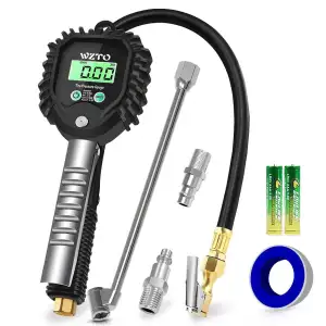Digital Reifendruckprüfer und reifenfüller, Geeicht luftdruckprüfer 255 PSI Hohe