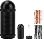 Oumers Reparaturset für Schlauchlose Fahrradreifen,Fahrrad-Reifenpannen-Kit Tubeless Tire Plug Repair Tool mit 10 Stück Speckstreifen für MTB, Rennradreifen