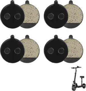 4 Paar Bremsbeläge E Scooter, Bremsscheibenbeläge Elektroroller für KUGOO M4 Sof